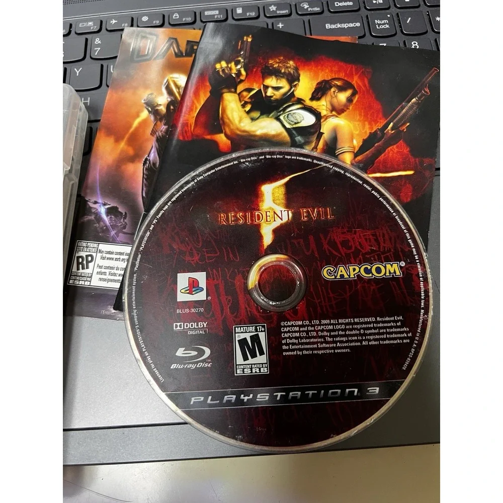 Resident Evil 5 Sony PlayStation 3 PS3 Capcom BLUS-30270‎ Complete CIB